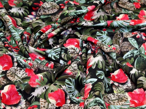 Deadstock Cotton Canvas Fabric Multicoloured