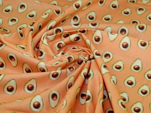 Deadstock Cotton Canvas Fabric Peach