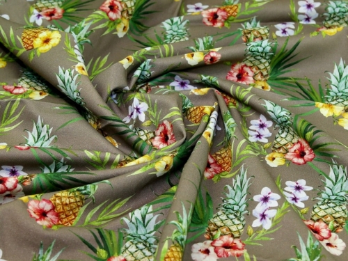 Deadstock Cotton Canvas Fabric Grey