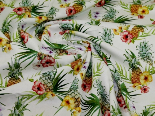 Deadstock Cotton Canvas Fabric White