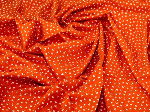 Deadstock 100% Cotton Poplin Fabric Rust