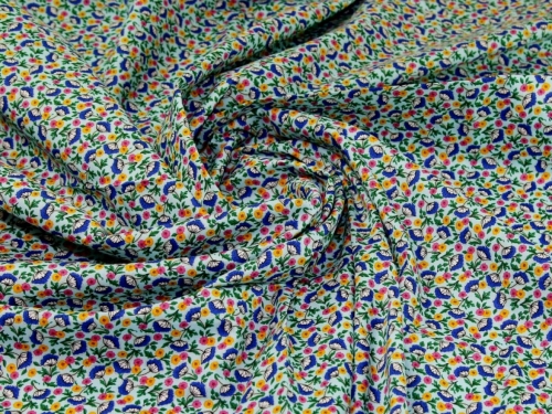 Deadstock 100% Cotton Poplin Fabric Sky