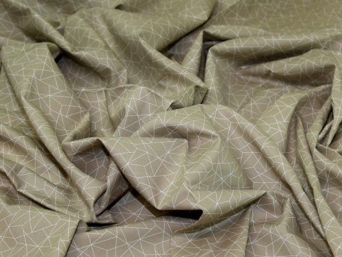 Deadstock 100% Cotton Poplin Fabric Beige