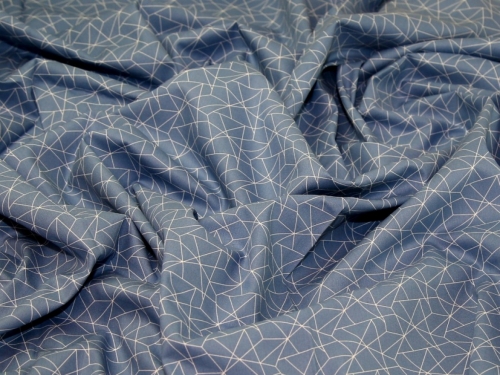 Deadstock 100% Cotton Poplin Fabric Blue