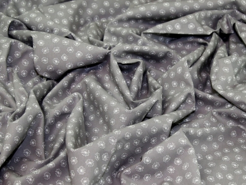 Deadstock 100% Cotton Poplin Fabric Grey