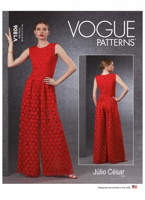 Vogue Paper Sewing Pattern 1806