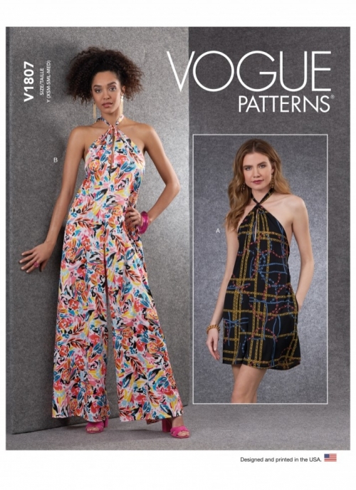 Vogue Paper Sewing Pattern 1807