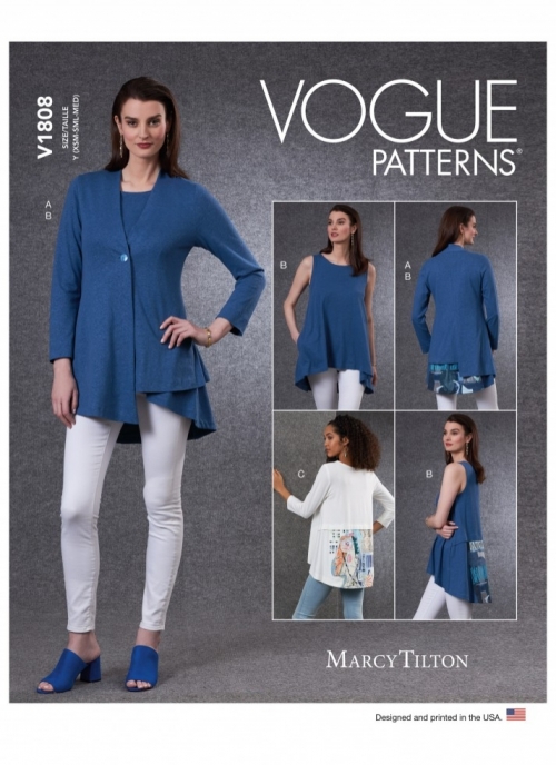 Vogue Paper Sewing Pattern 1808