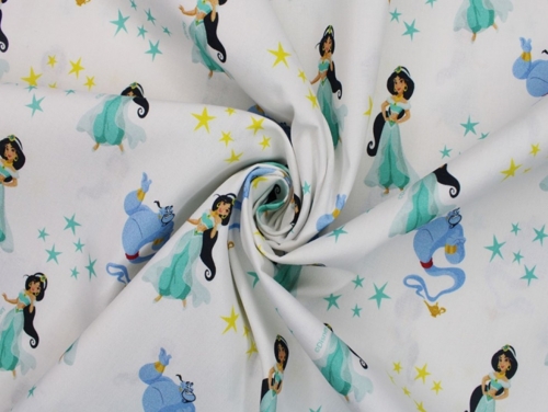 Little Johnny Licensed 100% Cotton Fabric Turquoise