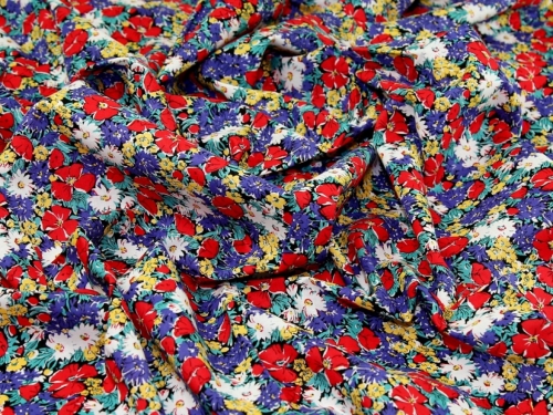 Deadstock Sea Island Cotton Voile Fabric Red