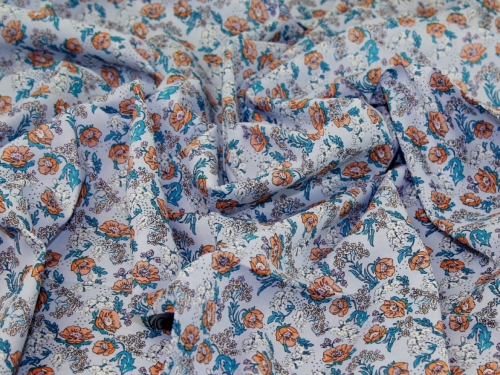 Deadstock Sea Island Cotton Voile Fabric Sky