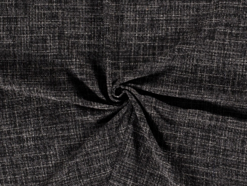 Boucle Tweed Coating Fabric Black