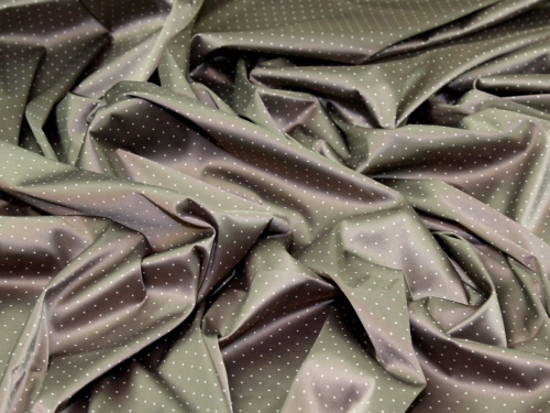 Deadstock Stretch Woven Satin Fabric Taupe