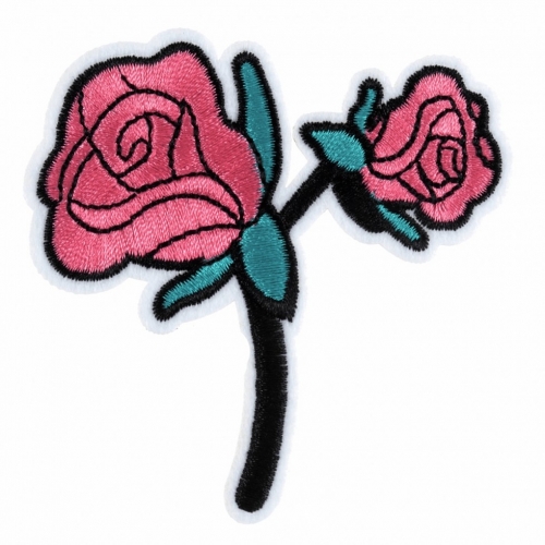 Craft Factory Patch Motif Roses on Stem