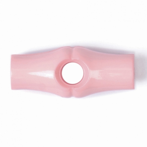 Hemline Plastic Toggles Pink