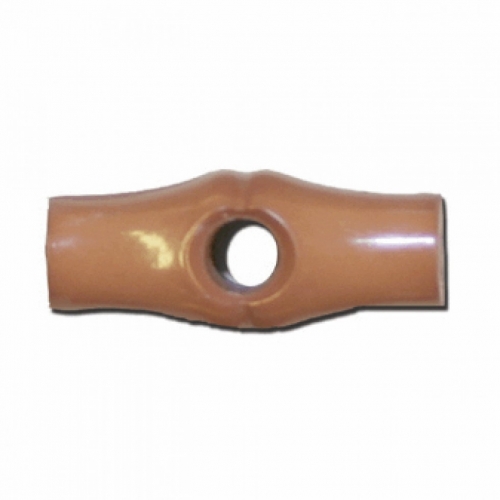 Hemline Plastic Toggles Brown