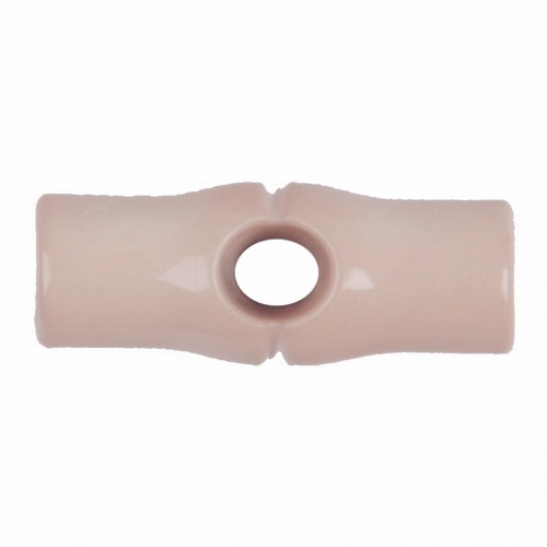 Hemline Plastic Toggles Cream