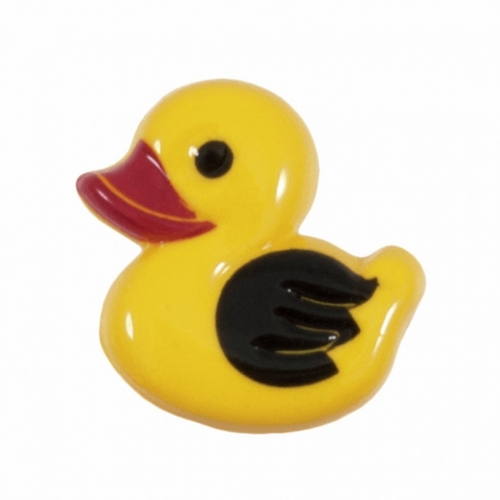 Hemline Duck Shape Buttons Yellow