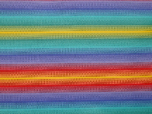 Deadstock PU Coated Water Resistant Fabric Multicoloured
