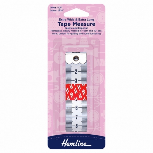 Hemline Extra Wide & Extra Long Tape Measure