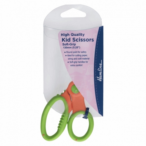 Hemline Soft Grip Childens Scissors