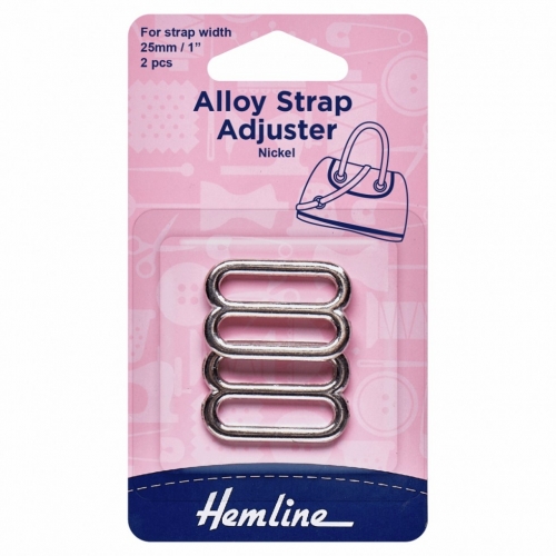 Hemline Strap Adjuster Silver