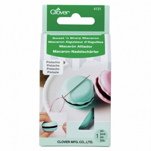Clover Sweet n Sharp Macaron Needle Sharpener Pistachio