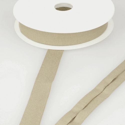 Stephanoise Viscose Jersey Bias Binding Tape Caramel