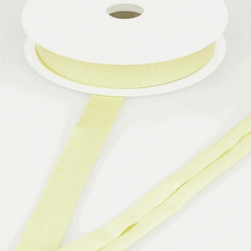 Stephanoise Viscose Jersey Bias Binding Tape Lemon