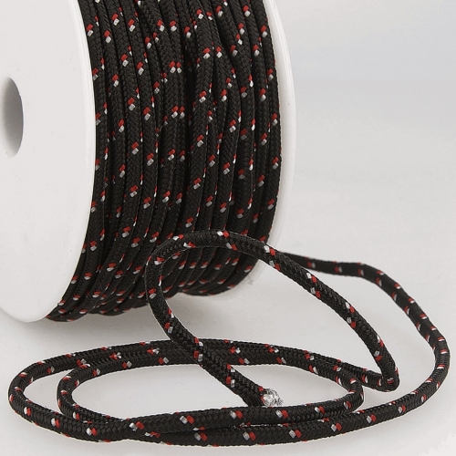 Stephanoise Round Braided Cord Black
