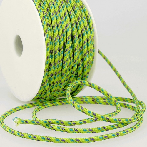 Stephanoise Round Braided Cord Lime Green