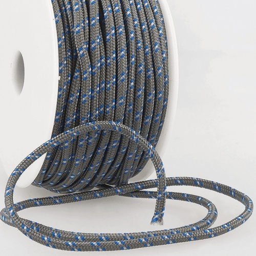 Stephanoise Round Braided Cord Grey
