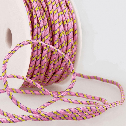 Stephanoise Round Braided Cord Pink
