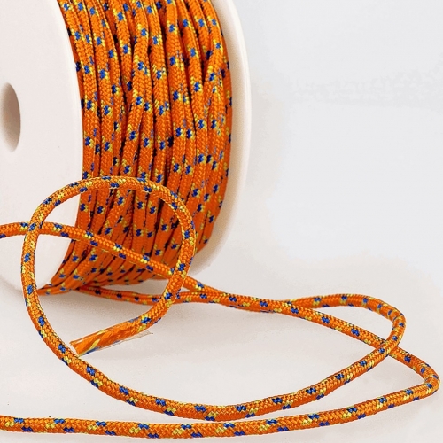 Stephanoise Round Braided Cord Orange