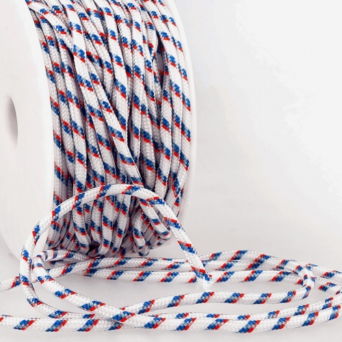 Stephanoise Round Braided Cord White