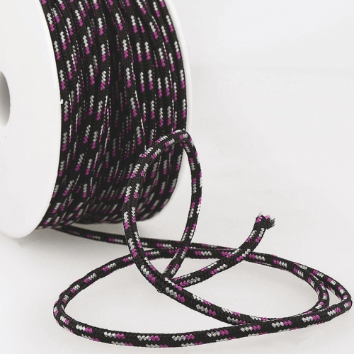 Stephanoise Round Braided Cord Fuchsia