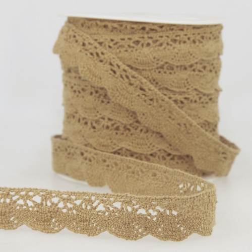 Stephanoise Cotton Lace Trim Gold