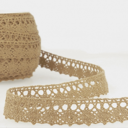 Stephanoise Cotton Lace Trim Gold