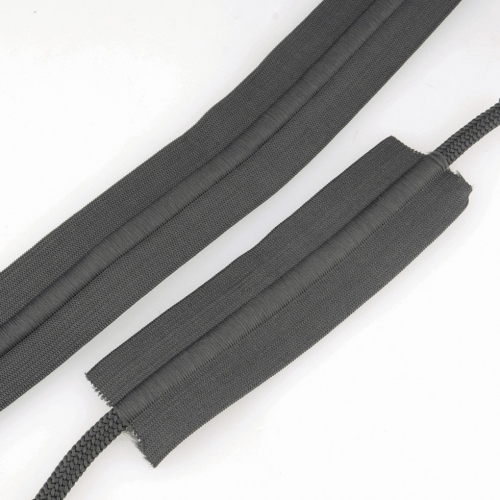 Stephanoise Elastic Tape With Cord Dark Grey