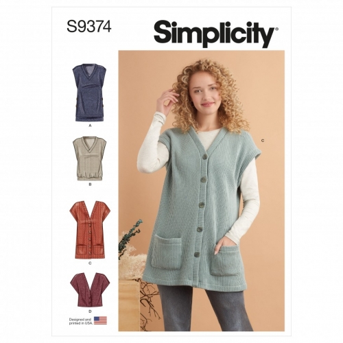Simplicity Paper Sewing Pattern 9374