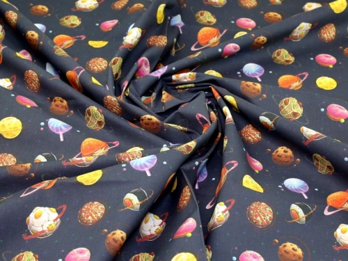 100% Craft Cotton Fabric Midnight