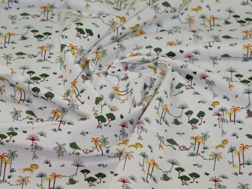 John Louden Organic 100% Cotton Poplin Fabric White