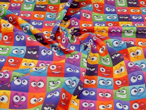 100% Craft Cotton Fabric Multicoloured