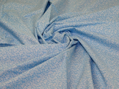 John Louden 100% Cotton Fabric Candy Blue