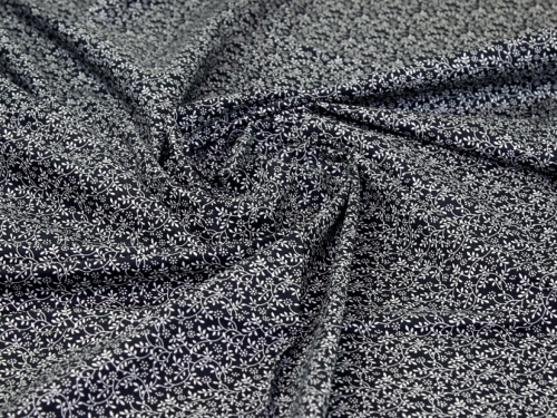 John Louden 100% Cotton Fabric Charcoal