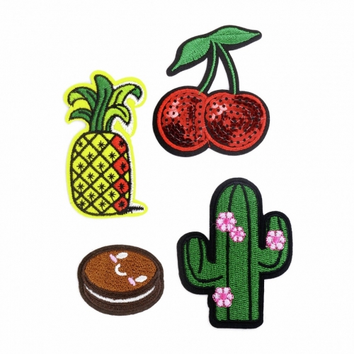 Stephanoise Cactus Iron On Patch Motif