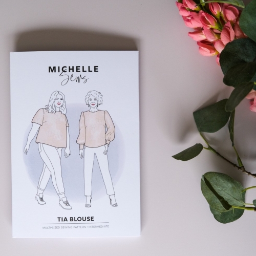 Michelle Sews Paper Sewing Pattern Tia Blouse