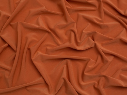 Minerva Core Range Ritual ITY Silky Stretch Knit Fabric Burnt Orange