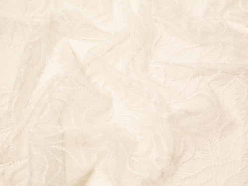 Minerva Core Range Sandra Embroidered Lace Fabric Ivory