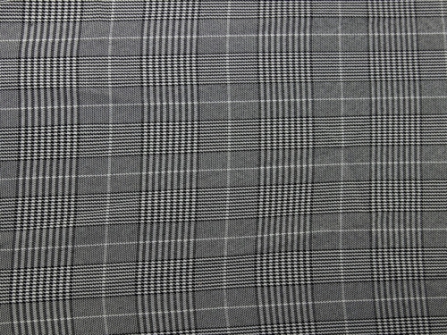 Deadstock Stretch Woven Suiting Fabric Grey